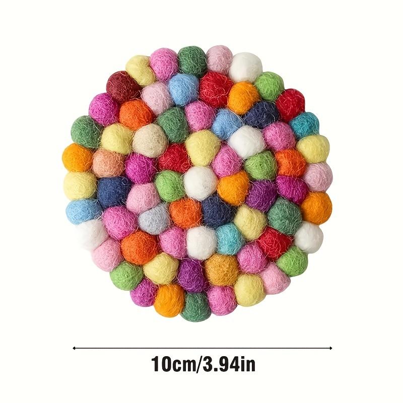 1Pc Handmade Felt Mat, small coaster, thermal insulation mat, colorful felt mat, embroidered coaster, thermal insulation placemat round
1Pc Handmade Felt Mat, small coaster, thermal insulation mat, colorful felt mat, embroidered coaster, thermal insulation placemat round