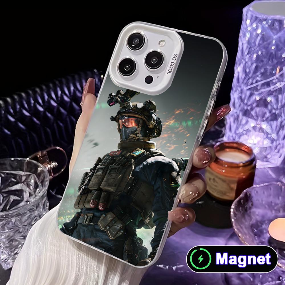 Game Delta Force White Translucent MagSafe Mobile Phone Case for iPhone 17 16 15 14 13 12 11 X XR XS Air Pro Max Plus Cover iPhone 12 Pro
Game Delta Force White Translucent MagSafe Mobile Phone Case for iPhone 17 16 15 14 13 12 11 X XR XS Air Pro Max Plus Cover iPhone 12 Pro