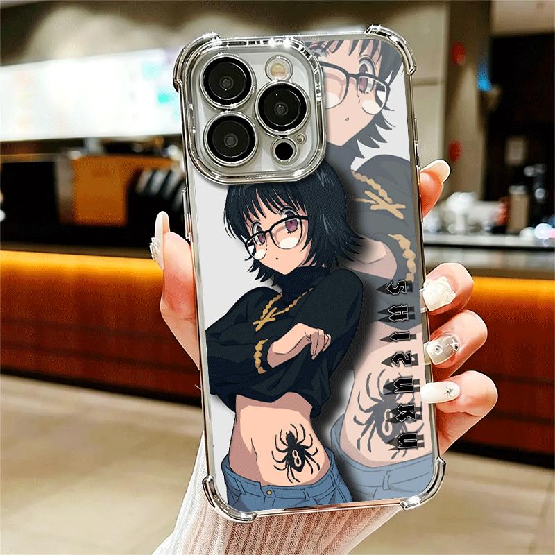 Hunter X-Hunters Shizuku Plating Phone Case For Iphone 16 17 Pro Max Air 16E 14 15 Plus 12 13 Mini Anti-Fall Airabag Cover iPhone 14 Plus
Hunter X-Hunters Shizuku Plating Phone Case For Iphone 16 17 Pro Max Air 16E 14 15 Plus 12 13 Mini Anti-Fall Airabag Cover iPhone 14 Plus