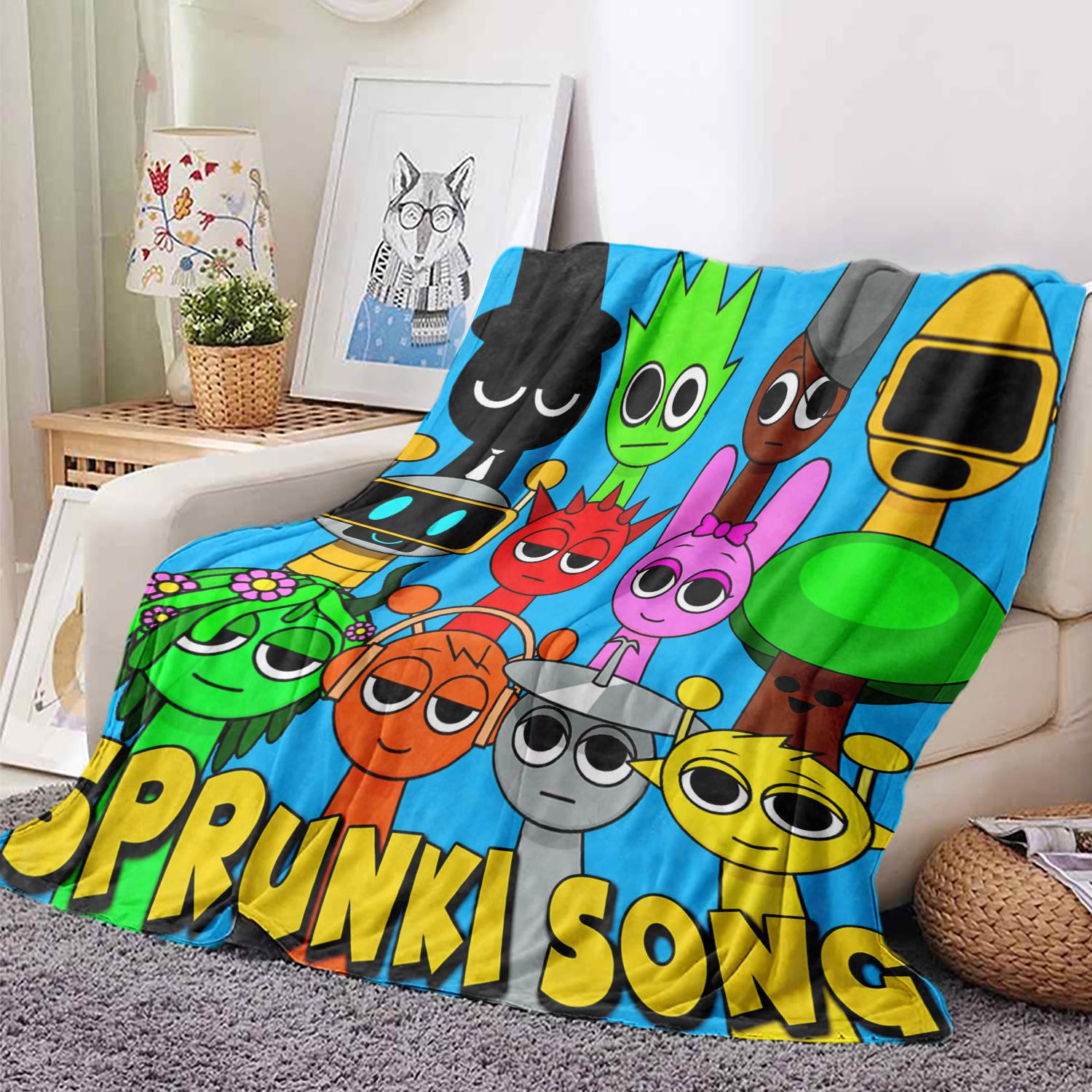 S-pprunki Game box Cartoon print Blanket Soft Warm Throw Blanket for Living Room Office Bedroom-Gift for Birthday Home Travel 75x90cm
S-pprunki Game box Cartoon print Blanket Soft Warm Throw Blanket for Living Room Office Bedroom-Gift for Birthday Home Travel 75x90cm