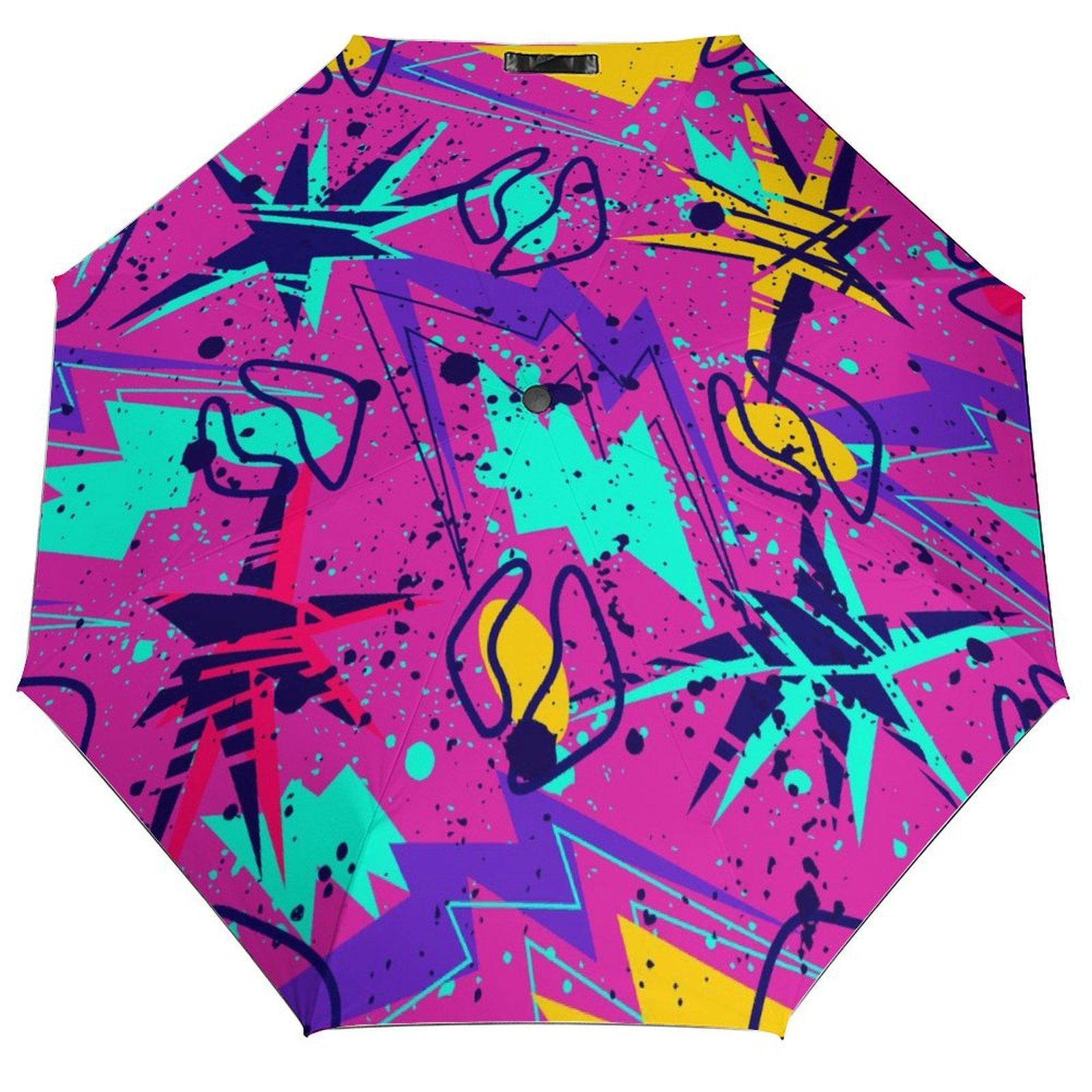 1 шт. Автоматический зонт с повышенной ветроустойчивостью и водонепроницаемым материалом для путешествий в городском стиле граффити чёрный
1 шт. Автоматический зонт с повышенной ветроустойчивостью и водонепроницаемым материалом для путешествий в городском стиле граффити чёрный