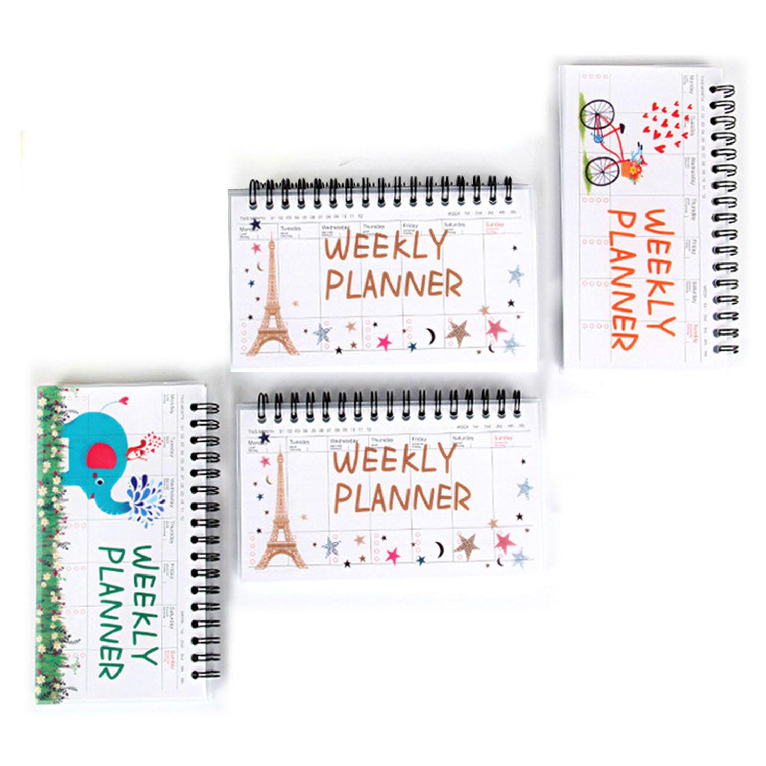 Diary Up-turning Student Portable Coil Weekly Planning Cartoon Tearable Schedule Book
Diary Up-turning Student Portable Coil Weekly Planning Cartoon Tearable Schedule Book