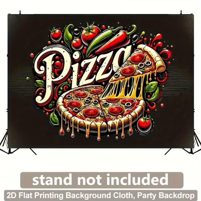 2D Pizza Night Backdrop, Graffiti Style Pizza with Dripping Cheese and Splashes Background 47.2x31.5inch/120*80cm
2D Pizza Night Backdrop, Graffiti Style Pizza with Dripping Cheese and Splashes Background 47.2x31.5inch/120*80cm
