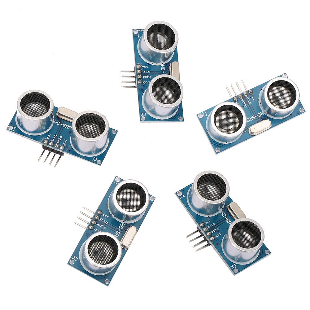 5pcs HC SR04 Ultrasonic Ranging Module Distance Measuring Sensor Transducer for Arduino
5pcs HC SR04 Ultrasonic Ranging Module Distance Measuring Sensor Transducer for Arduino