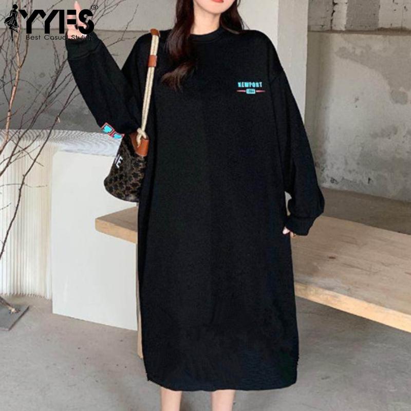 YYFS Женская мода Осень Зима Длинный рукав Круглый вырез Свободная талия Повседневные платья Size: One Size
YYFS Женская мода Осень Зима Длинный рукав Круглый вырез Свободная талия Повседневные платья Size: One Size