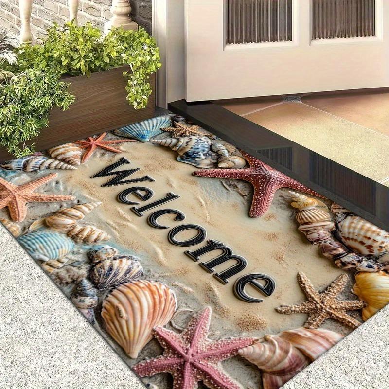 Colorful tones, beach, shell elements, soft and warm non-slip pad area carpet 40x60cm/15.7*23.62inch
Colorful tones, beach, shell elements, soft and warm non-slip pad area carpet 40x60cm/15.7*23.62inch