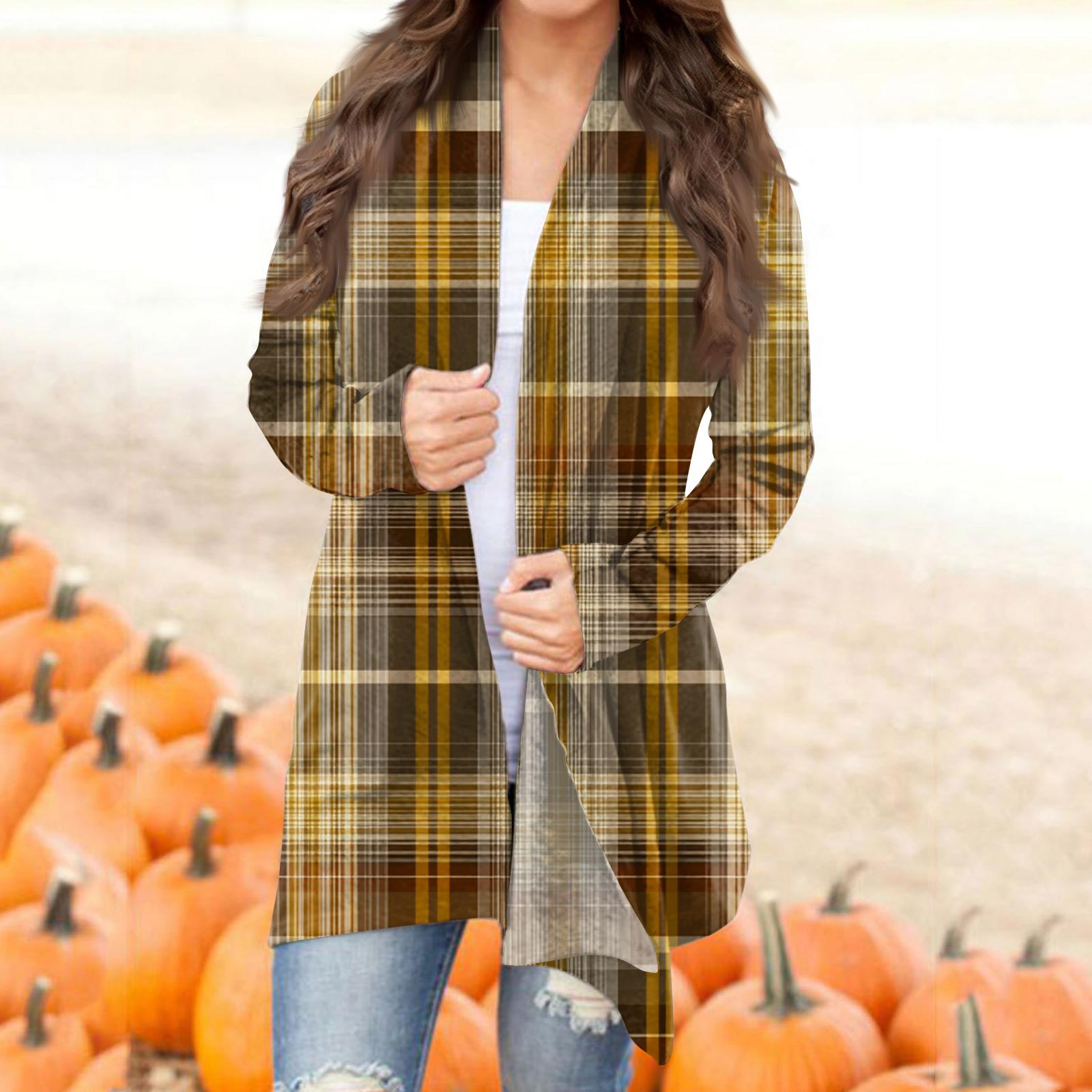 Women s Casual Fashion Plaid Print Half-open Collar Mid-length Irregular Hem Cardigan Jacket XL
Women s Casual Fashion Plaid Print Half-open Collar Mid-length Irregular Hem Cardigan Jacket XL