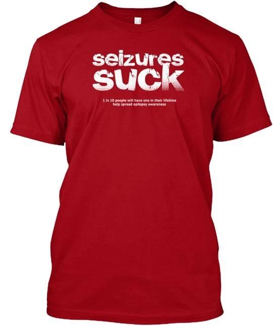 Seizures Suck T shirt Made in the USA Size S to 5XL 3XL
Seizures Suck T shirt Made in the USA Size S to 5XL 3XL