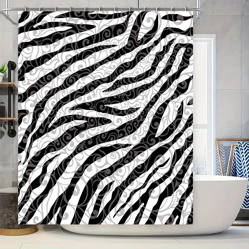 Black White Zebra Shower Curtain Modern Decoration Waterproof Home Decor W60H190(CM)-1 Pcs
Black White Zebra Shower Curtain Modern Decoration Waterproof Home Decor W60H190(CM)-1 Pcs