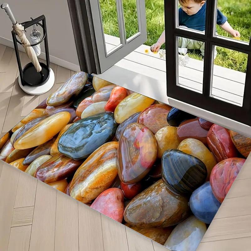 River Stone Carpet Mat Rug Home Decoration Living Room Entrance Floor Decor Garden Pathway Non Slip Rugs Welcome Mat 40x60cm
River Stone Carpet Mat Rug Home Decoration Living Room Entrance Floor Decor Garden Pathway Non Slip Rugs Welcome Mat 40x60cm