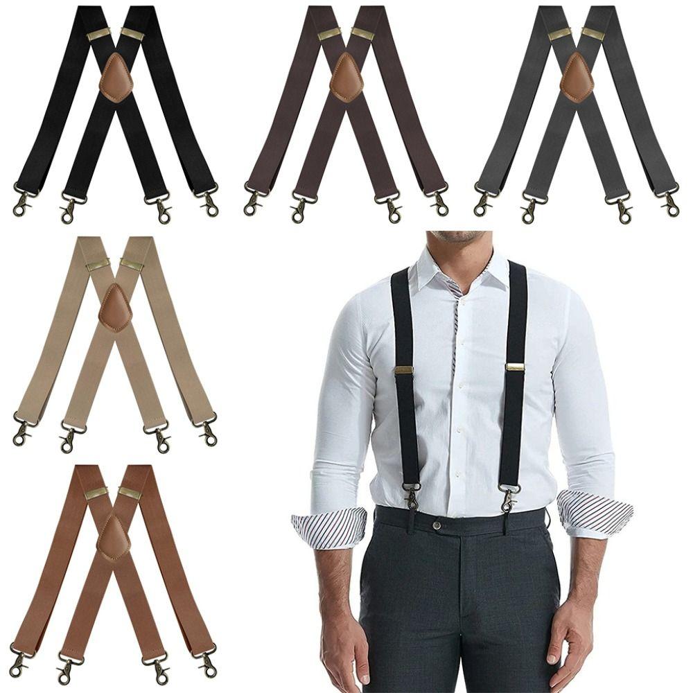 3,5 см Широкие винтажные подтяжки X-Black Эластичные подтяжки Новые подтяжки Ремни Аксессуары для одежды
3,5 см Широкие винтажные подтяжки X-Black Эластичные подтяжки Новые подтяжки Ремни Аксессуары для одежды