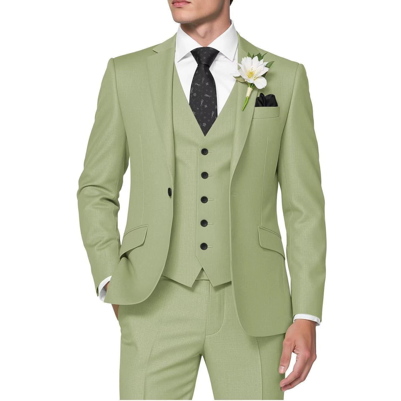 Slim Fit Three Piece Suit Korean Style Men s Wedding Hostess Ceremony Ensemble Business Party Formal Wear Polyester Blend 5XL колір середнього весна буд
Slim Fit Three Piece Suit Korean Style Men s Wedding Hostess Ceremony Ensemble Business Party Formal Wear Polyester Blend 5XL колір середнього весна буд