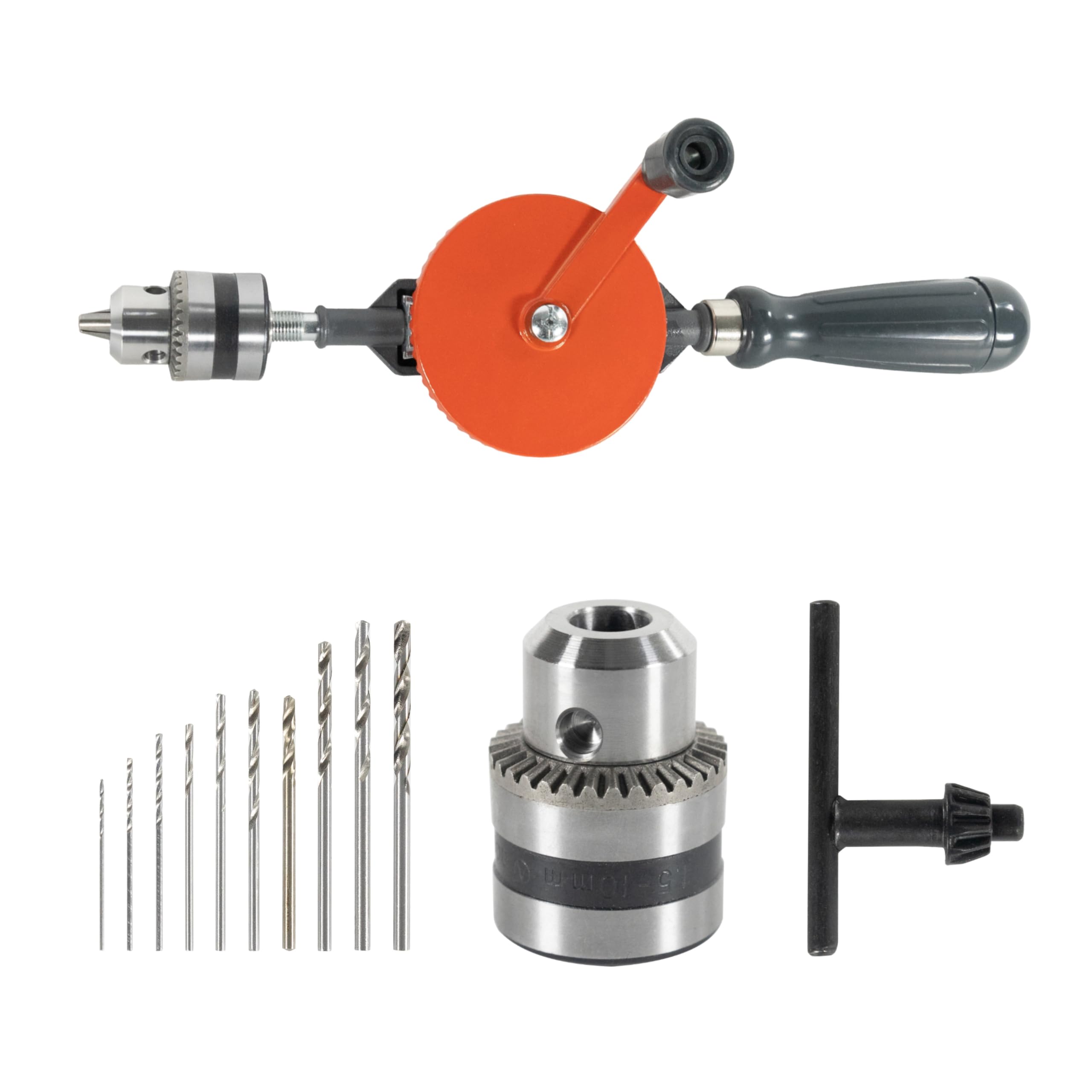 STEELMIGHT Hand Dual Gear for Soft DIY Drill, Hand-Operated, Mechanism, 0.6mm-10mm (3/8 ) Metals, Woodworking,
STEELMIGHT Hand Dual Gear for Soft DIY Drill, Hand-Operated, Mechanism, 0.6mm-10mm (3/8 ) Metals, Woodworking,
