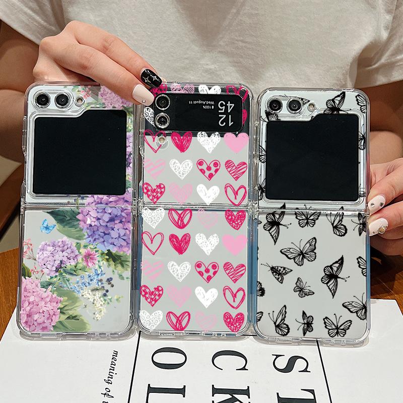 Модный складной чехол с рисунком бабочки и цветка для Samsung Galaxy Z Flip6 Flip5 Flip4 Flip3 Love Hearts, прозрачный, ударопрочный, тонкий, мягкий чехол для телефона из ТПУ Samsung Z Flip6
Модный складной чехол с рисунком бабочки и цветка для Samsung Galaxy Z Flip6 Flip5 Flip4 Flip3 Love Hearts, прозрачный, ударопрочный, тонкий, мягкий чехол для телефона из ТПУ Samsung Z Flip6