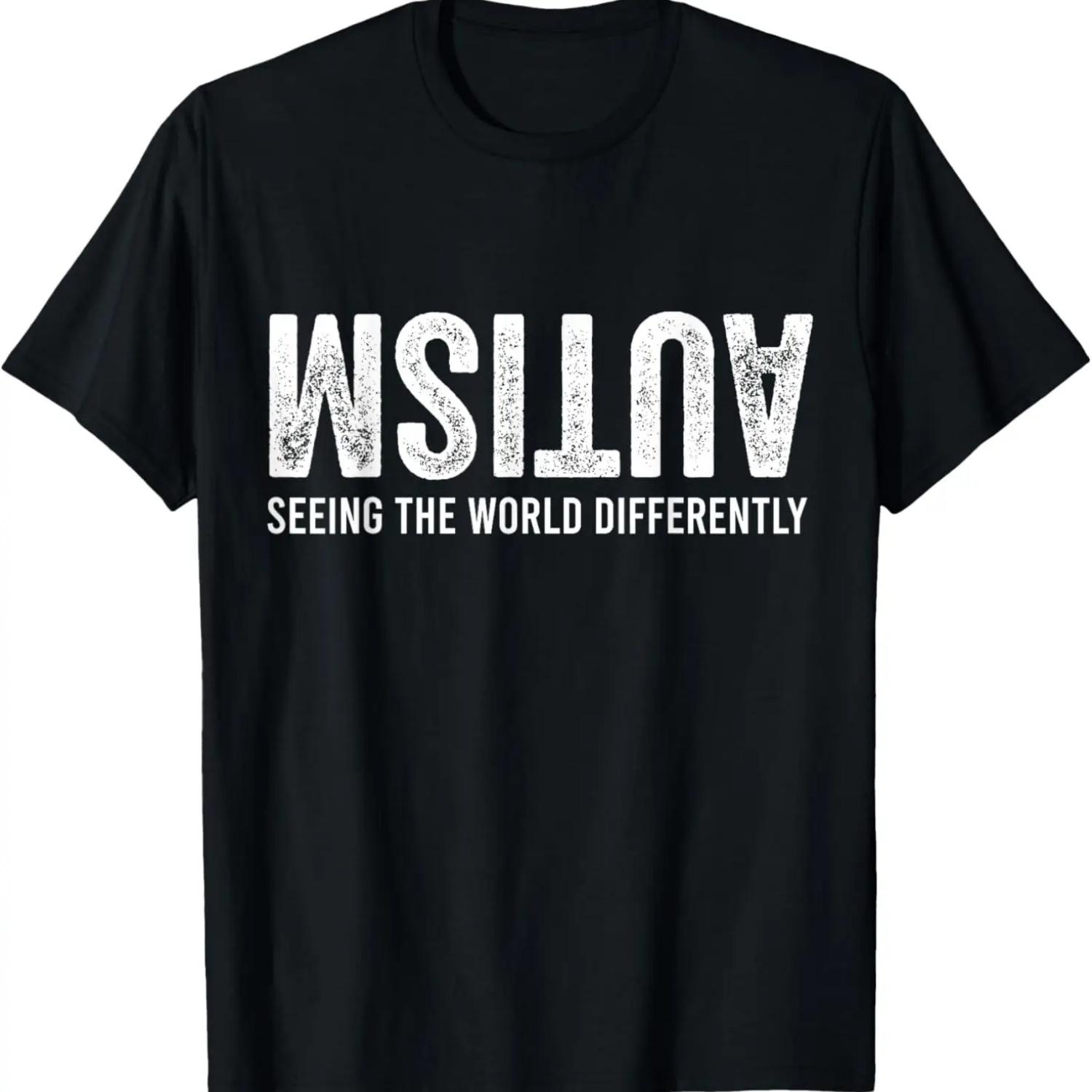 Seeing the World differently Autism Awareness Men Women Kids T-Shirt S чёрный
Seeing the World differently Autism Awareness Men Women Kids T-Shirt S чёрный