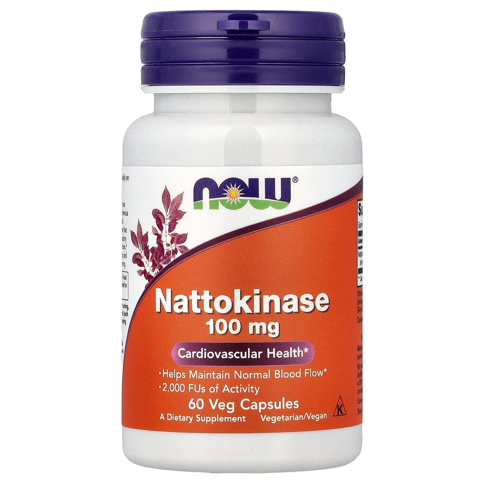 NOW Foods Nattokinase 100mg Veggie Capsules, 60 Count 60 pcs - 1 ea
NOW Foods Nattokinase 100mg Veggie Capsules, 60 Count 60 pcs - 1 ea