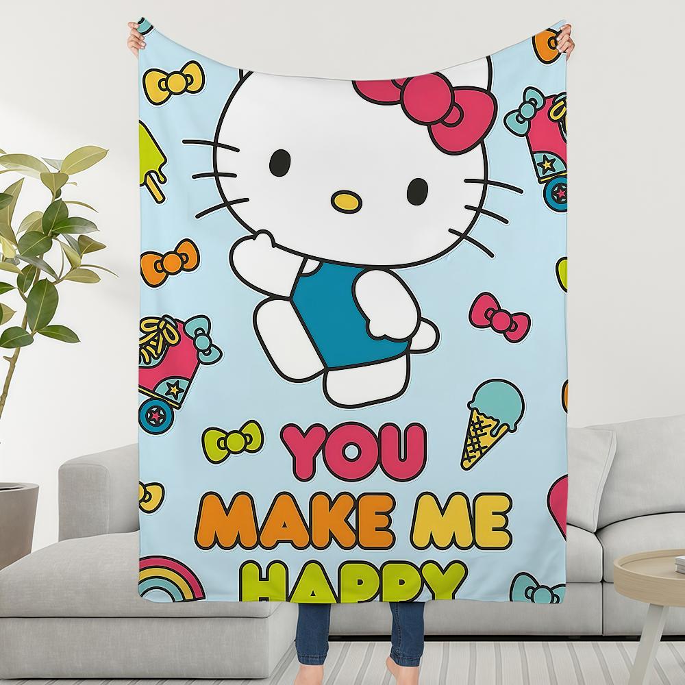 SRO H-HelloS K-KittyS Cute Blanket Throw Super Cosy Plush Living Room Sofa Couch Childish Birthday Gifts 75cmx90cm
SRO H-HelloS K-KittyS Cute Blanket Throw Super Cosy Plush Living Room Sofa Couch Childish Birthday Gifts 75cmx90cm