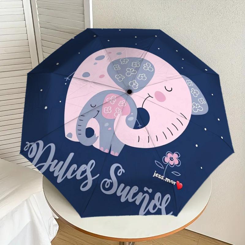 1pc Sweet Dreams Elephant Umbrella with Plastic Handle,Suitable for All Seasons Home Travel Outdoor UmbrellaDD378
1pc Sweet Dreams Elephant Umbrella with Plastic Handle,Suitable for All Seasons Home Travel Outdoor UmbrellaDD378