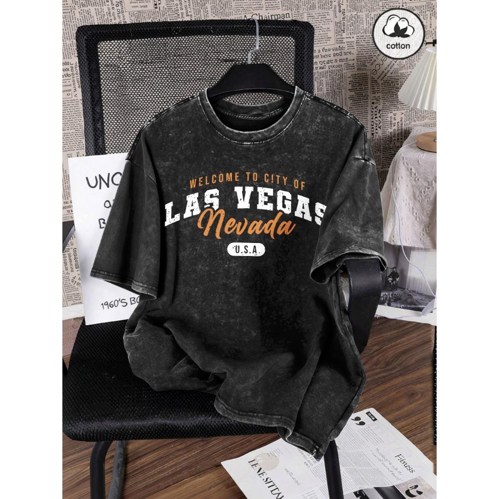 Las Vegas Nevada Usa Printed Washed T-Shirt Men S Oversize T Shirts Casual O-Neck Short Sleeve Tops Summer Men Clothes M
Las Vegas Nevada Usa Printed Washed T-Shirt Men S Oversize T Shirts Casual O-Neck Short Sleeve Tops Summer Men Clothes M