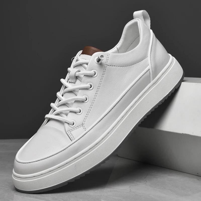 Men Genuine Leather Casual Shoes Fashion Leather Flat Shoes Sneakers Fashion White Sneakers 2025 New 44
Men Genuine Leather Casual Shoes Fashion Leather Flat Shoes Sneakers Fashion White Sneakers 2025 New 44