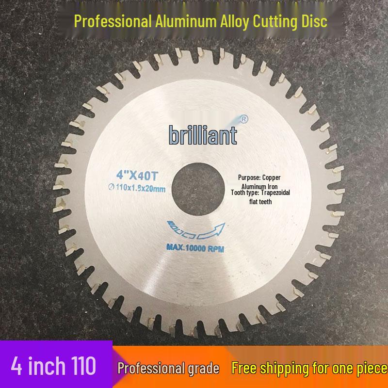 4-inch Aluminum Alloy Cutting Disc for Metal, Plastic, and Steel Angle Grinders - Available in 7-inch and 10-inch Flat Tooth Sizes
4-inch Aluminum Alloy Cutting Disc for Metal, Plastic, and Steel Angle Grinders - Available in 7-inch and 10-inch Flat Tooth Sizes