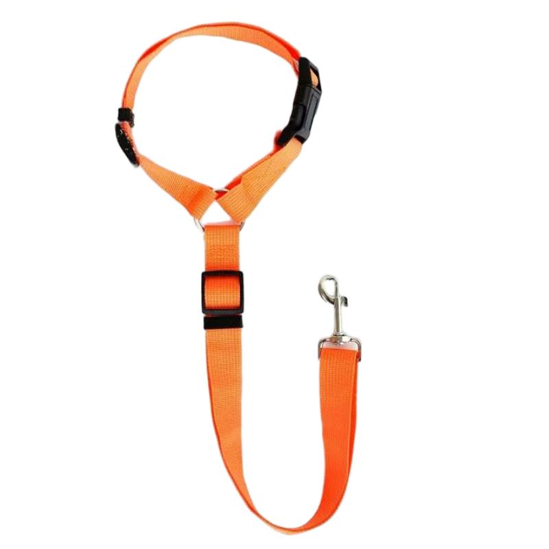 Solid-color dual-purpose pet car safety belt nylon leash rear seat safety belt adjustable dog harness hook rope
Solid-color dual-purpose pet car safety belt nylon leash rear seat safety belt adjustable dog harness hook rope