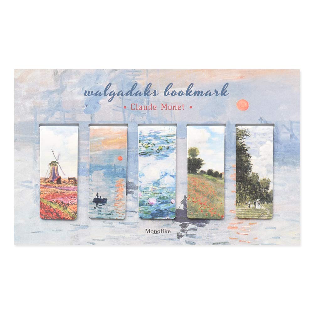 Магнитная закладка Monolike Monet Закладки Monet Набор из 5 магнитных закладок Monet
Магнитная закладка Monolike Monet Закладки Monet Набор из 5 магнитных закладок Monet