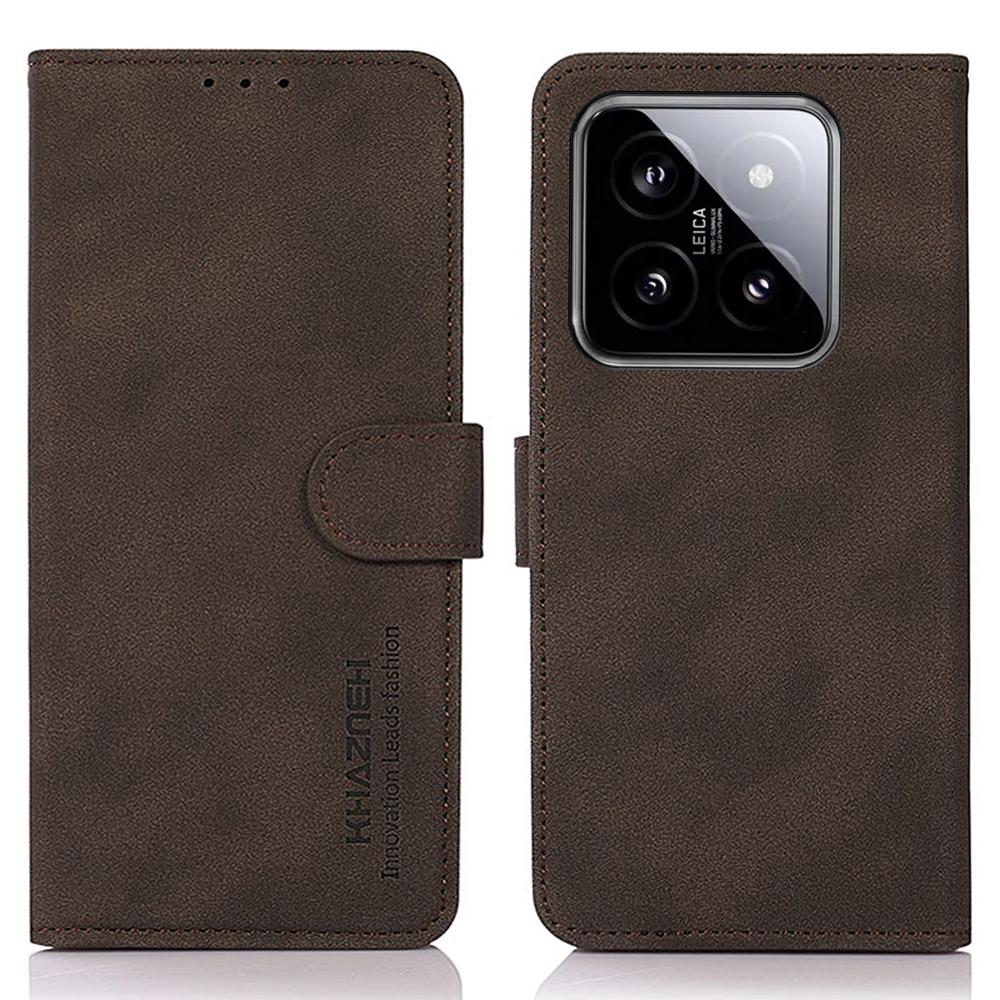 KHAZNEH For Xiaomi 14 Pro Case Anti-scratch Phone Wallet Cover Brown
KHAZNEH For Xiaomi 14 Pro Case Anti-scratch Phone Wallet Cover Brown
