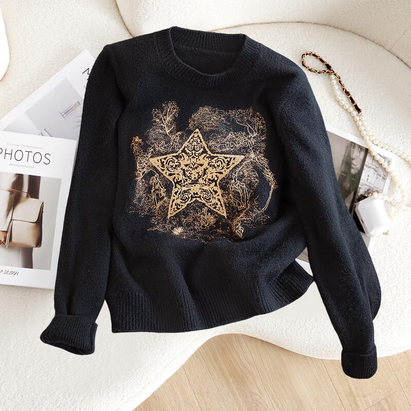 Women s Color Block Round Neck Sweater One Size
Women s Color Block Round Neck Sweater One Size