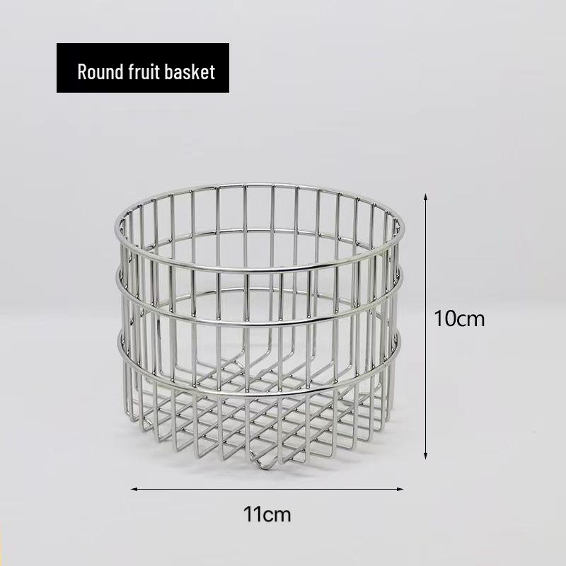 Корзина для хранения из нержавеющей стали 304 для кухни и ванной комнаты для фруктов, овощей или косметики
Корзина для хранения из нержавеющей стали 304 для кухни и ванной комнаты для фруктов, овощей или косметики