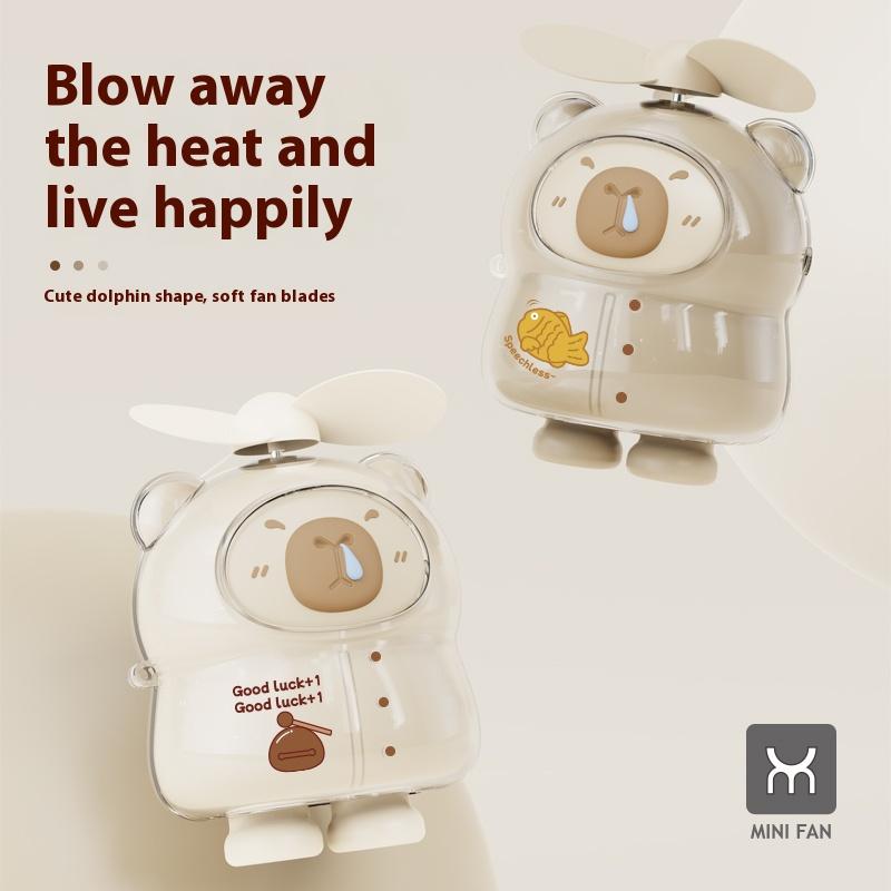 Cute Cute Dolphin Fan, Compact and Portable, with a Wind Power, and a Small Electric Fan with Built-In Lanyard вершковий
Cute Cute Dolphin Fan, Compact and Portable, with a Wind Power, and a Small Electric Fan with Built-In Lanyard вершковий