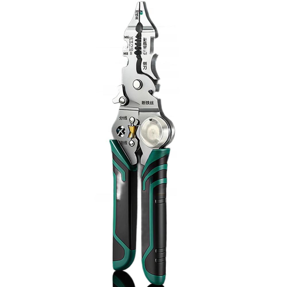22-in-1 Multifunctional Wire Stripper Cutting Crimping Tool With Voltage Tester Non-slip Handles For Electrical Work
22-in-1 Multifunctional Wire Stripper Cutting Crimping Tool With Voltage Tester Non-slip Handles For Electrical Work