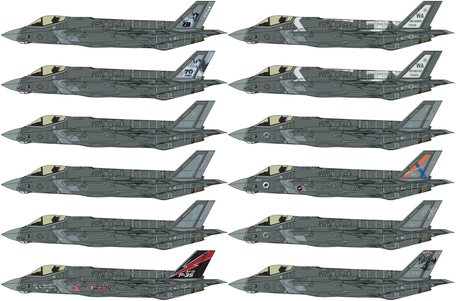 Набор листов для маскировки наклеек Model Kasten Decal Masking Sheet для пластиковых моделей 1/48, F-35A и GM-04
Набор листов для маскировки наклеек Model Kasten Decal Masking Sheet для пластиковых моделей 1/48, F-35A и GM-04