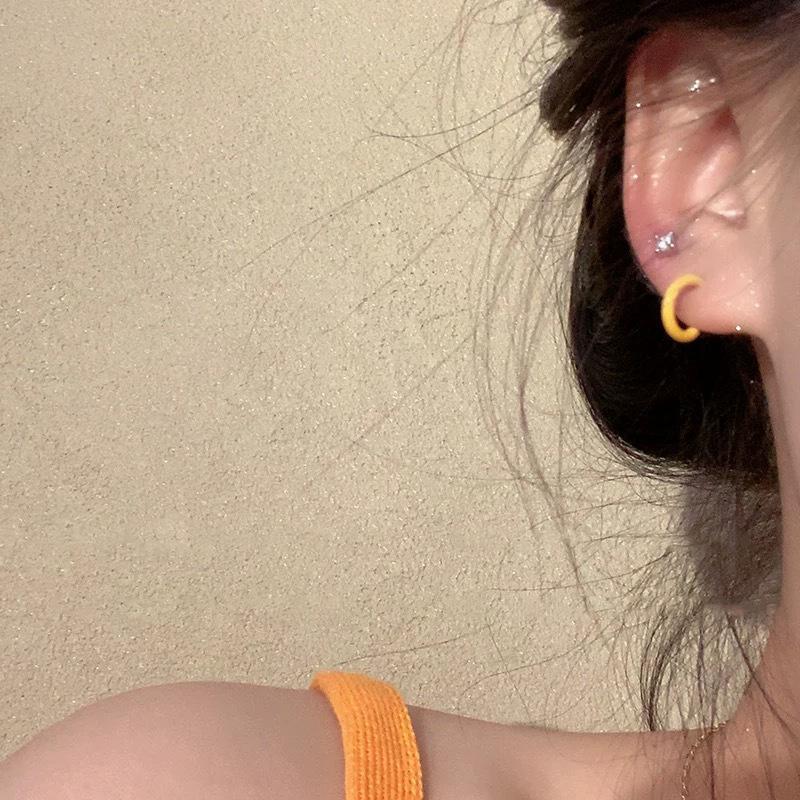 Super fairy yellow mesh earrings women s vacation style chiffon sweet stud earrings atmosphere seaside high-end color earrings
Super fairy yellow mesh earrings women s vacation style chiffon sweet stud earrings atmosphere seaside high-end color earrings