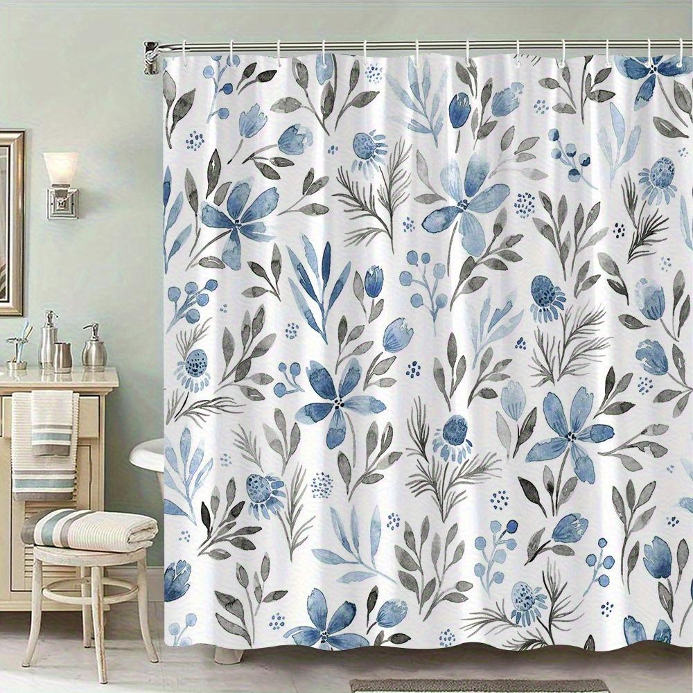 1pc Blue-grey watercolor print shower curtain - polyester fabric, machine washable, suitable for bathroom décor. 90X180cm
1pc Blue-grey watercolor print shower curtain - polyester fabric, machine washable, suitable for bathroom décor. 90X180cm