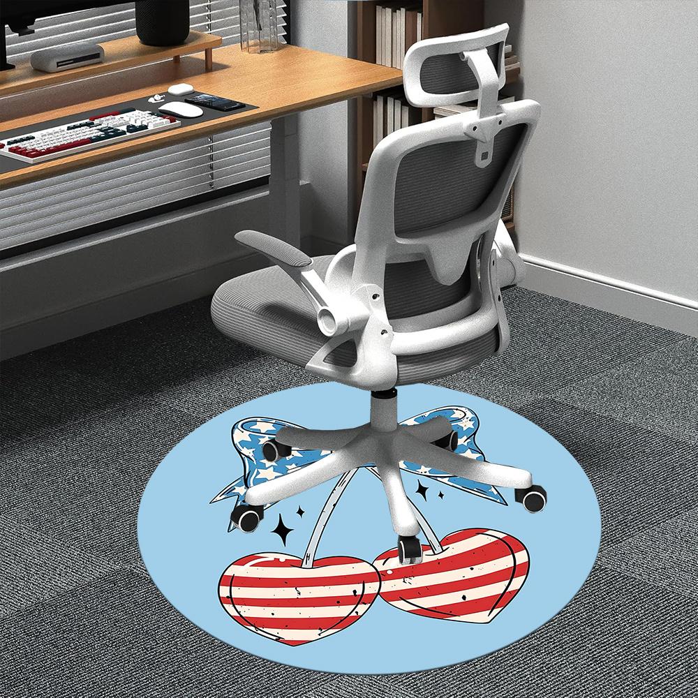 1pc Cherry Patriotic Office Round Area Rug, Indoor Mat Suitable ForOffice, Under Office Chairs Bedroom Living Room Home Decor, Room Deco 096 80cm by 80cm
1pc Cherry Patriotic Office Round Area Rug, Indoor Mat Suitable ForOffice, Under Office Chairs Bedroom Living Room Home Decor, Room Deco 096 80cm by 80cm