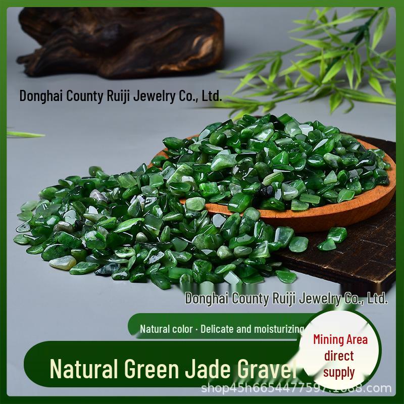 Jadeite Gravel for Buddha Worship: Hetian Green Gemstone and Jasper Chips 7-9mm 100g
Jadeite Gravel for Buddha Worship: Hetian Green Gemstone and Jasper Chips 7-9mm 100g