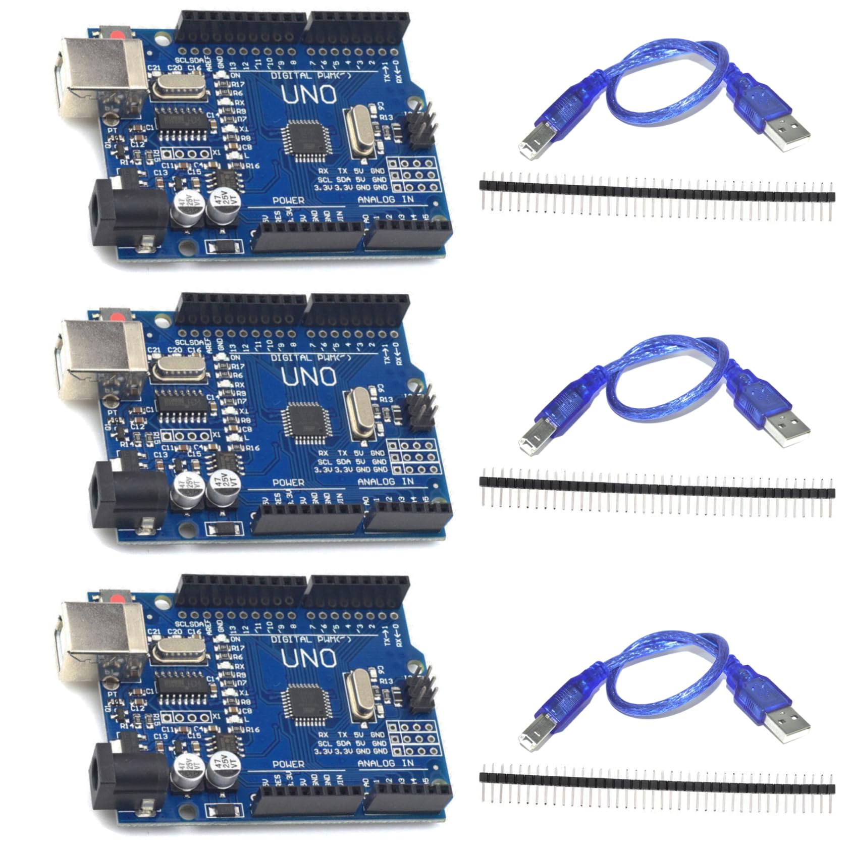 В комплект входит кабель, совместимый с zetaon uno, для набора из 3 USB-typeB Arduino,
В комплект входит кабель, совместимый с zetaon uno, для набора из 3 USB-typeB Arduino,