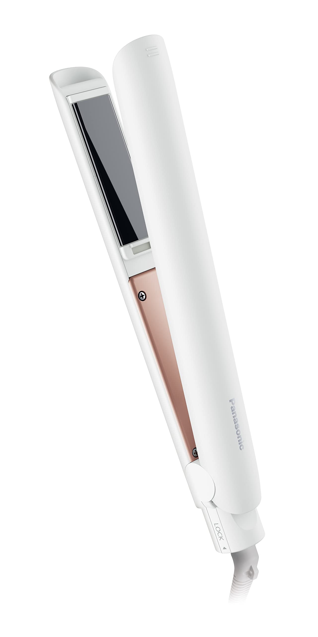 Panasonic Compact Straightening Iron, 2-Way, 3-Temperature Adjustment, Lightweight, Smooth Gloss Coating Plus, White, EH-HV2A-W
Panasonic Compact Straightening Iron, 2-Way, 3-Temperature Adjustment, Lightweight, Smooth Gloss Coating Plus, White, EH-HV2A-W