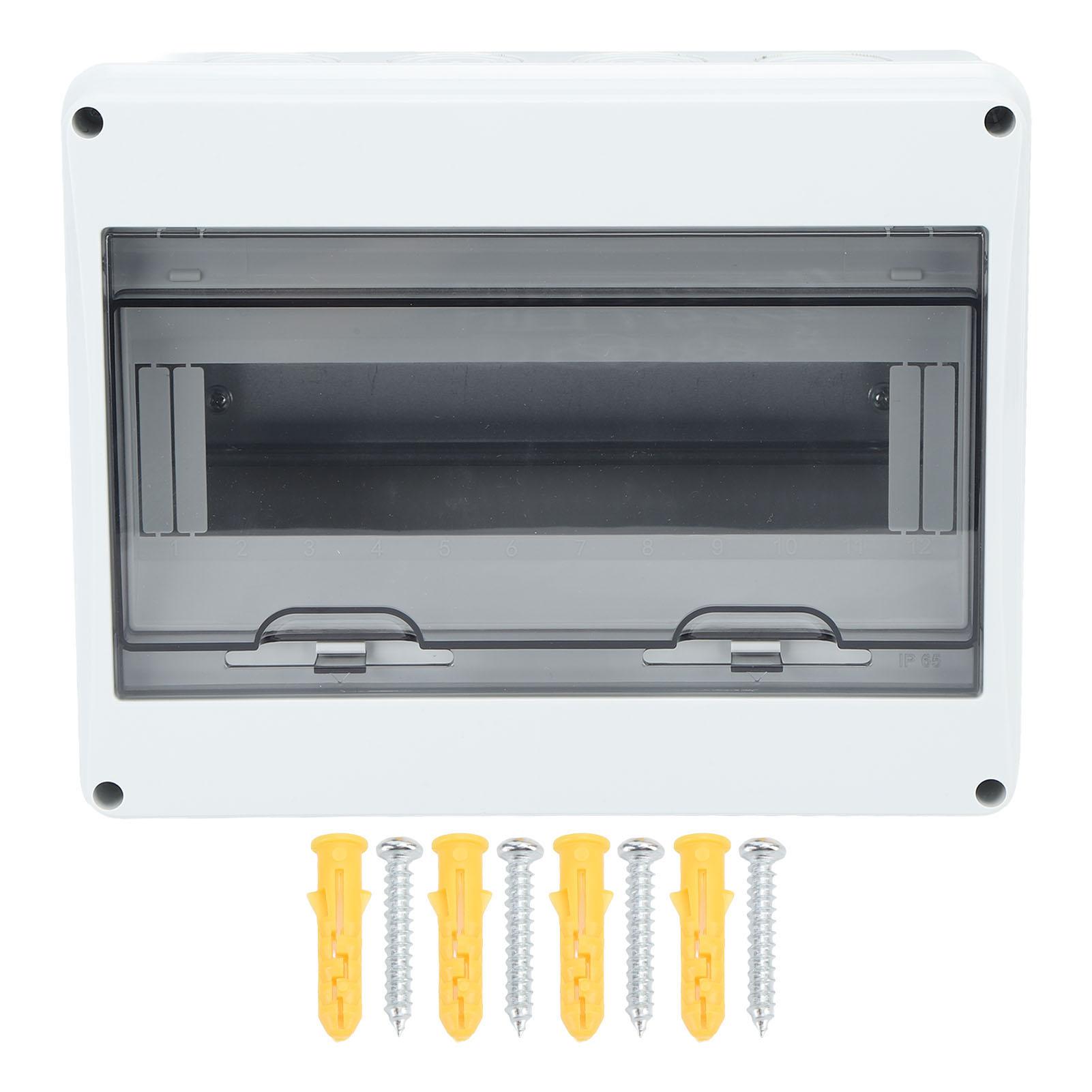 Circuit Breaker Box Surface Mounted Waterproof 12 Way Household Outdoor Distribution Junction Box
Circuit Breaker Box Surface Mounted Waterproof 12 Way Household Outdoor Distribution Junction Box