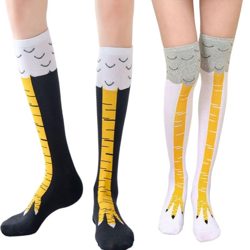 Chicken Paws Stockings Women Cotton Long Socks Funny Cartoon Chicken Leg Claw 3D Print Above Knee Socks Calf socks
Chicken Paws Stockings Women Cotton Long Socks Funny Cartoon Chicken Leg Claw 3D Print Above Knee Socks Calf socks