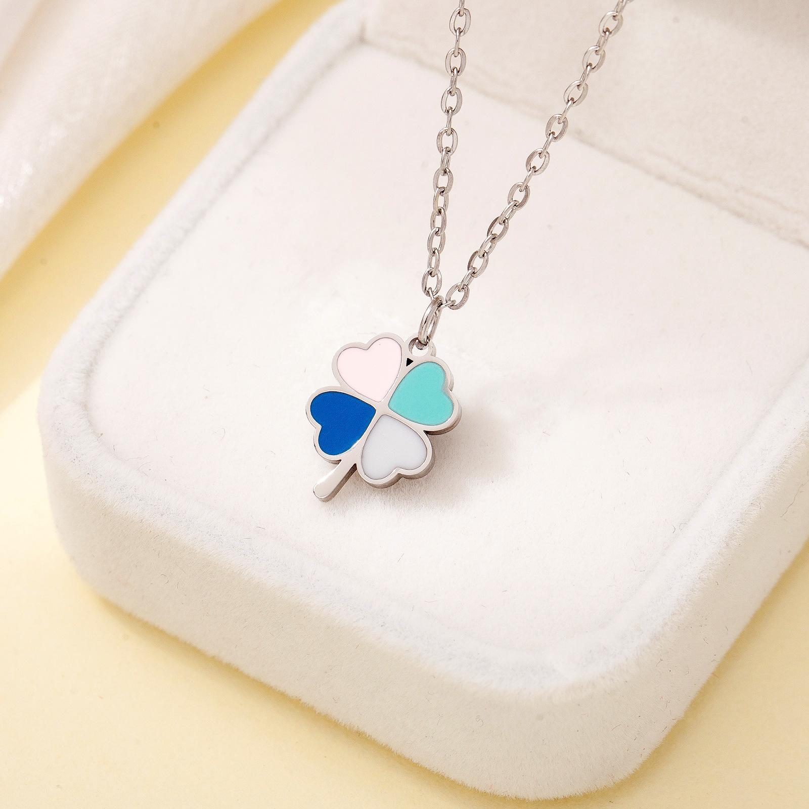 Simple White Enamel Flower Pendant Necklace For Women Stainless Steel Gold Color Choker Fashion Plant Zircon Brithday Gift 40-45 cm
Simple White Enamel Flower Pendant Necklace For Women Stainless Steel Gold Color Choker Fashion Plant Zircon Brithday Gift 40-45 cm