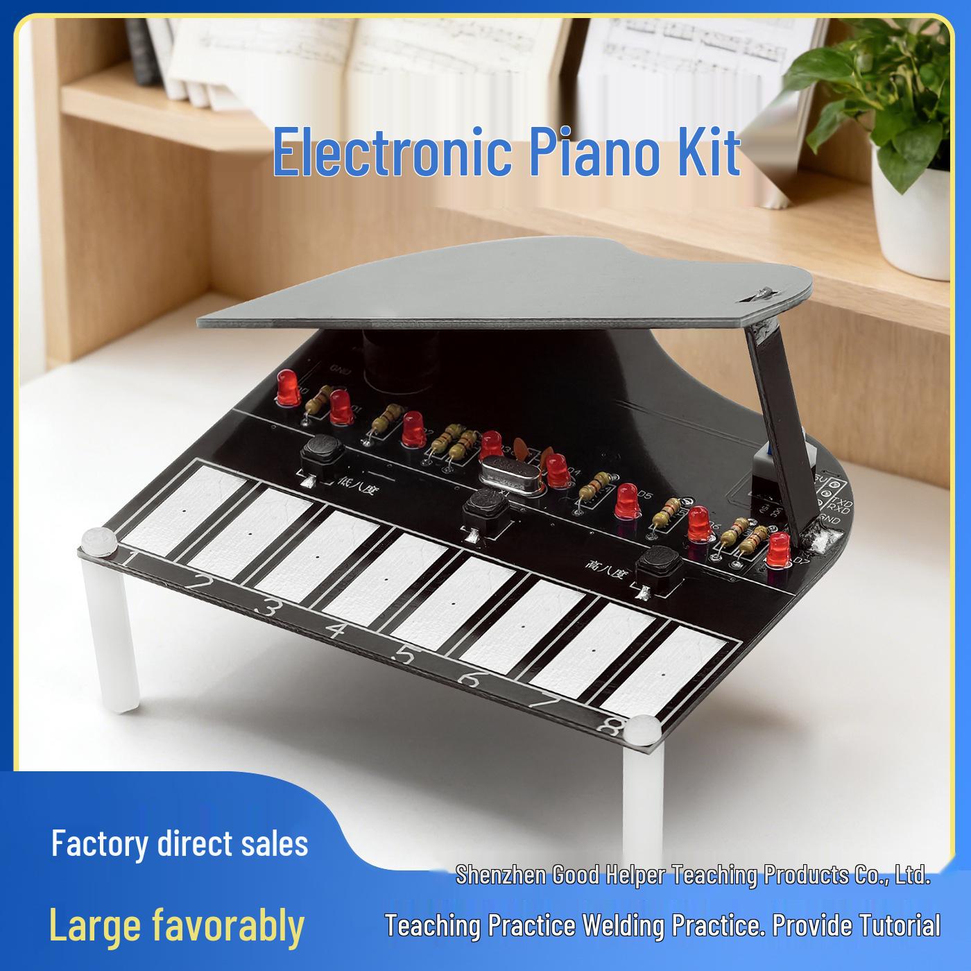 DIY Electronic Piano Kit: Creative Electronic Music Practice and Soldering Board Kit Only
DIY Electronic Piano Kit: Creative Electronic Music Practice and Soldering Board Kit Only