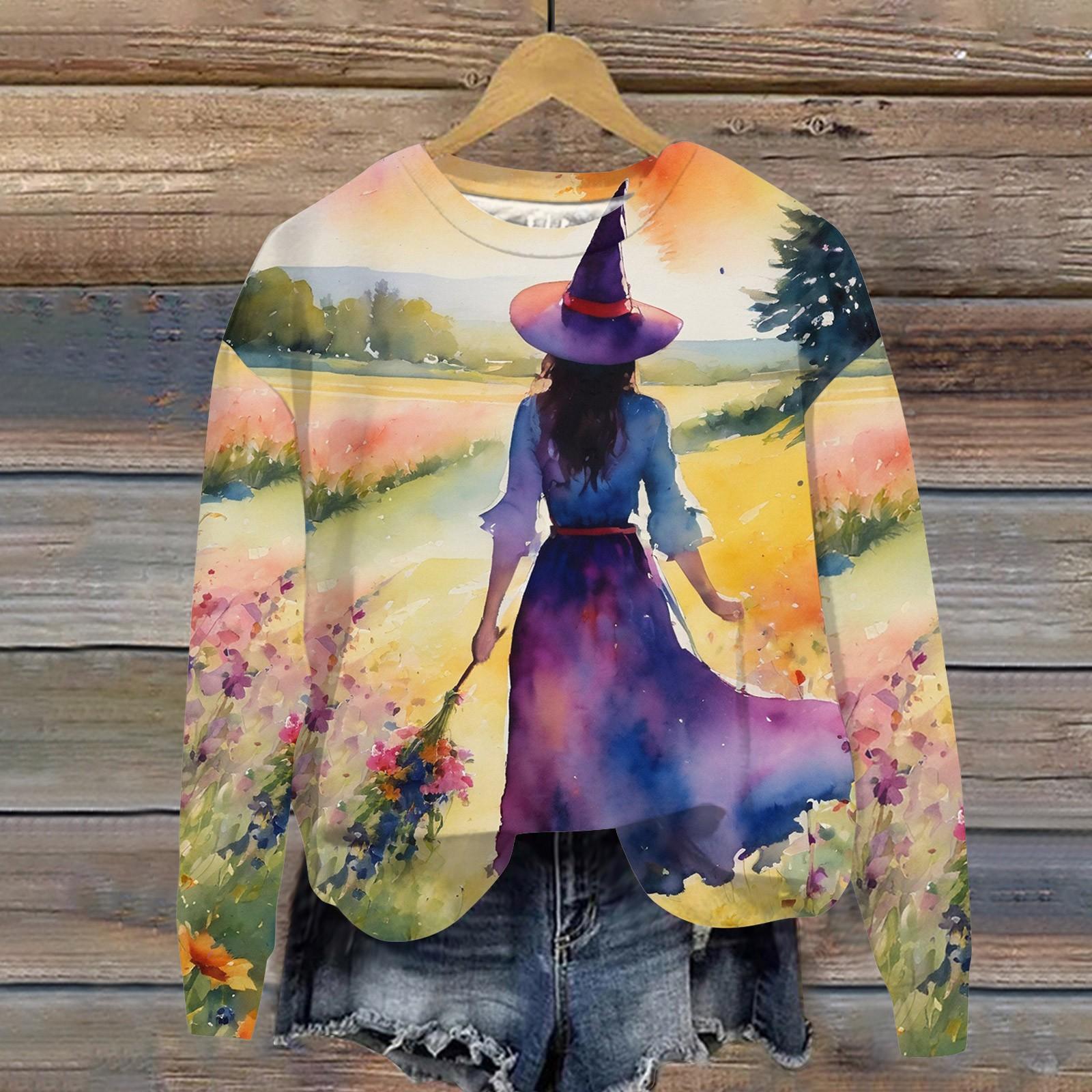 Женский Хэллоуин с принтом, круглым вырезом и длинными рукавами, свободный крой, повседневный топ с длинными рукавами и длинными рукавами XXXXXL фиолетовый
Женский Хэллоуин с принтом, круглым вырезом и длинными рукавами, свободный крой, повседневный топ с длинными рукавами и длинными рукавами XXXXXL фиолетовый