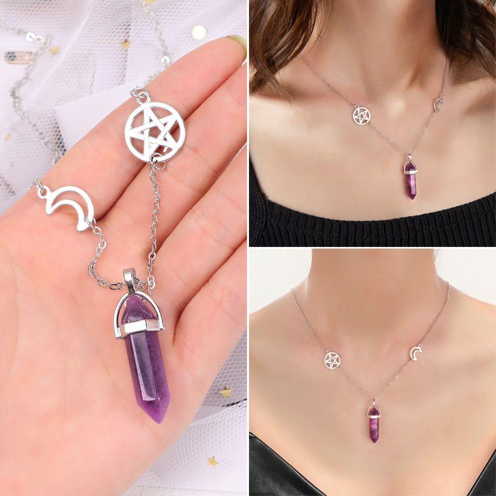 Star Fluorite Crystal Necklaces Suspension Quartz Hexagonal Cylindrical Natural Gem Stone Necklace
Star Fluorite Crystal Necklaces Suspension Quartz Hexagonal Cylindrical Natural Gem Stone Necklace