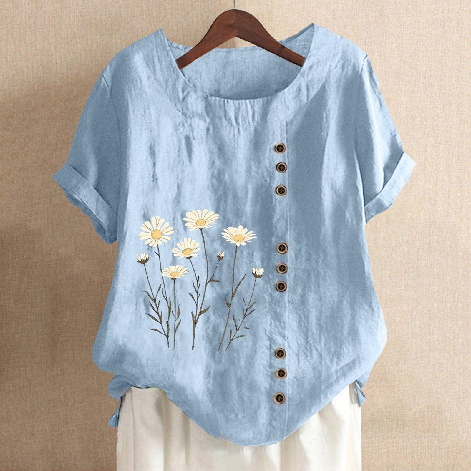 Женская модная повседневная футболка с круглым вырезом, коротким рукавом, из хлопка и льна, с принтом XL
Женская модная повседневная футболка с круглым вырезом, коротким рукавом, из хлопка и льна, с принтом XL