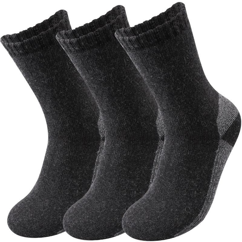 3 Pairs Super Thick Wool Socks for Men Merino Wool Socks Against Cold Snow Terry Socks Middle Tube Skiing Socks Gray Black Soft One size
3 Pairs Super Thick Wool Socks for Men Merino Wool Socks Against Cold Snow Terry Socks Middle Tube Skiing Socks Gray Black Soft One size