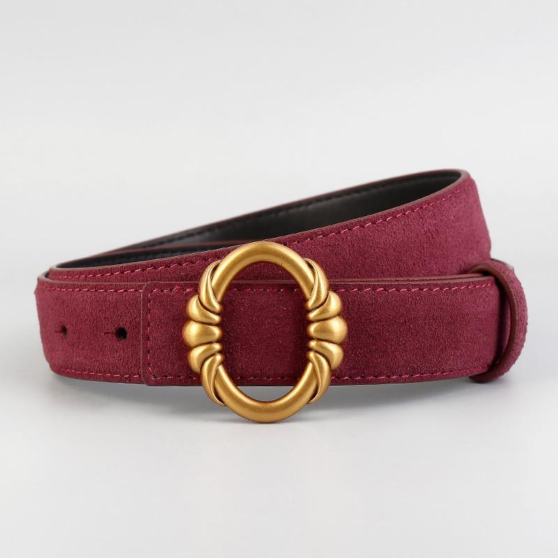 Genuine Leather Belt For Women With Classic Pin Buckle And Casual Style For Daily Wear Angora Red
Genuine Leather Belt For Women With Classic Pin Buckle And Casual Style For Daily Wear Angora Red