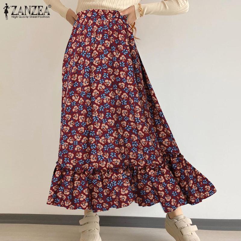 ZANZEA Bohemia Женские эластичные плиссированные макси-юбки с высокой талией и цветочным принтом
ZANZEA Bohemia Женские эластичные плиссированные макси-юбки с высокой талией и цветочным принтом