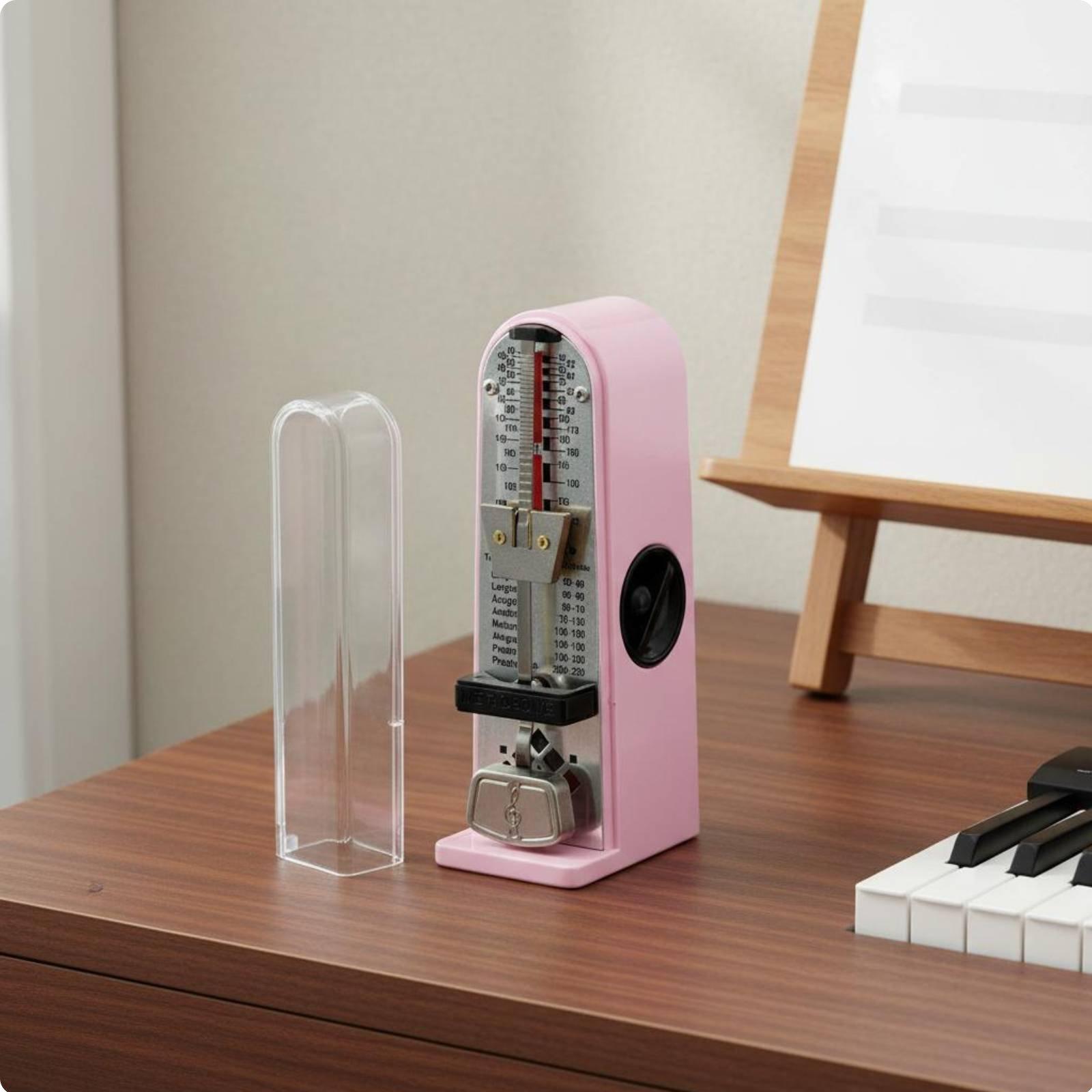 Mini Mechanical Metronome No Battery Required Portable Tempo Counter Wind up Beat Timer Long-Lasting Musical Instrument розовый
Mini Mechanical Metronome No Battery Required Portable Tempo Counter Wind up Beat Timer Long-Lasting Musical Instrument розовый